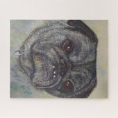 Puzzle Serious Fun Pug Puppy (Horizontal)