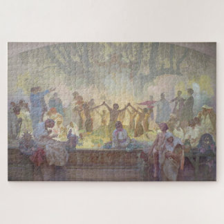 Puzzle Serment d'Omladina - Alphonse Mucha