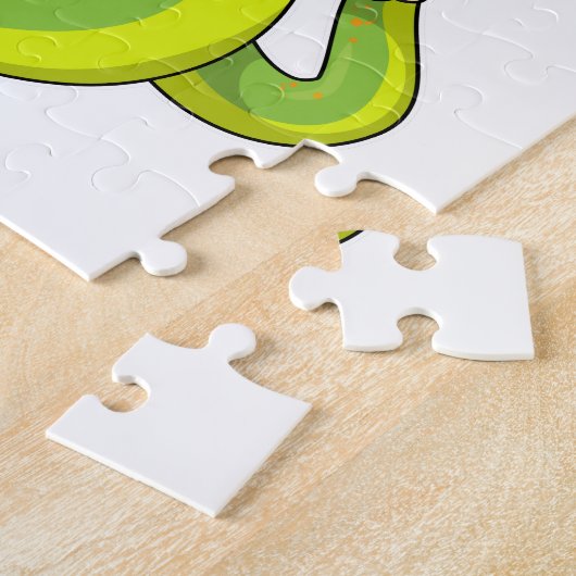 Puzzle Serpent au poulet (Côté)