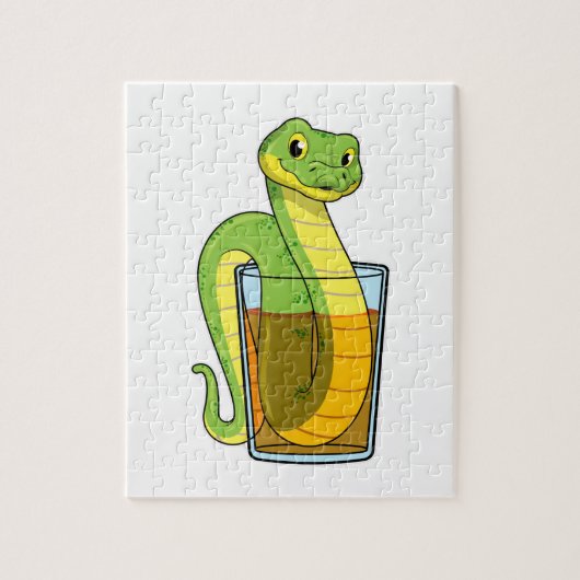 Puzzle Serpent avec jus (Vertical)