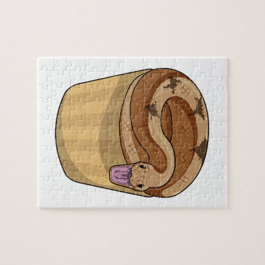 Puzzle Serpent avec muffin (Horizontal)