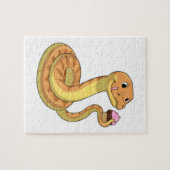 Puzzle Serpent avec muffin (Horizontal)