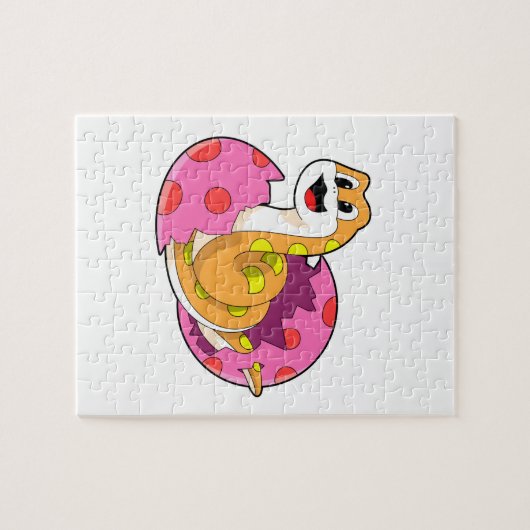 Puzzle Serpent avec oeuf (Horizontal)