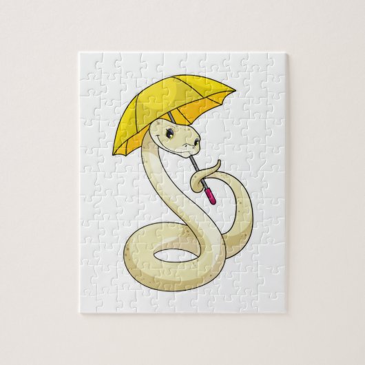 Puzzle Serpent avec parapluie (Vertical)