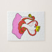 Puzzle Serpent comme roi avec Couronne (Horizontal)