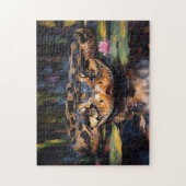 Puzzle Serpent en Floride Everglades peinture (Vertical)
