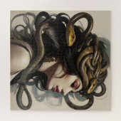 Puzzle Serpent femme art (Horizontal)