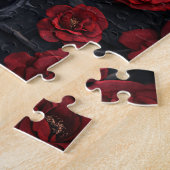 Puzzle Serpent gothique et Rose (Côté)