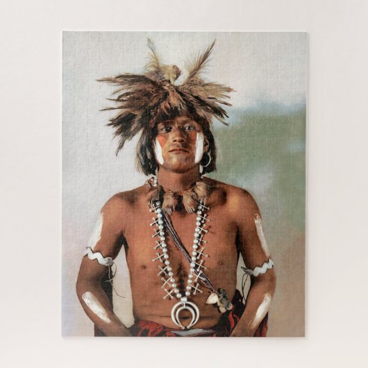 Puzzle Serpent Priest, un Indien américain (Vertical)