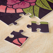 Puzzle Serpents de la jungle, fleurs tropicales, motif vi (Côté)