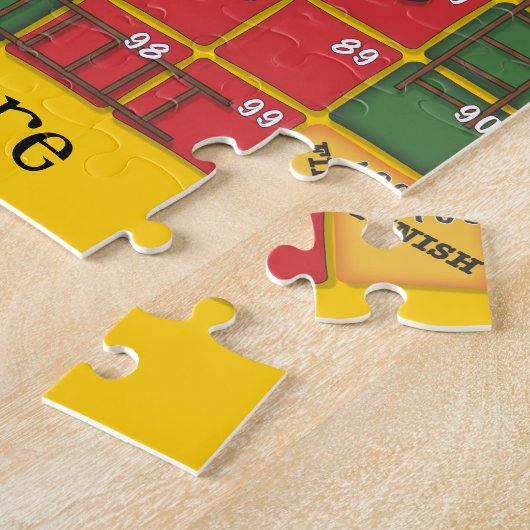 Puzzle Serpents et échelles (Côté)