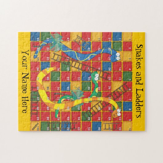 Puzzle Serpents et échelles (Horizontal)