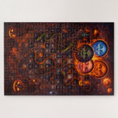 Puzzle Serpents et échelles célestes fantasy gothique 100 (Horizontal)