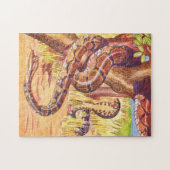 Puzzle Serpents vintages d'illustration de livre (Horizontal)