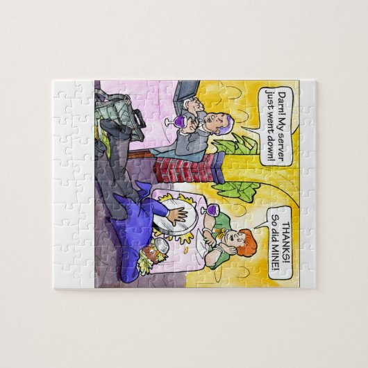 Puzzle Serveur vers le bas ! (Horizontal)