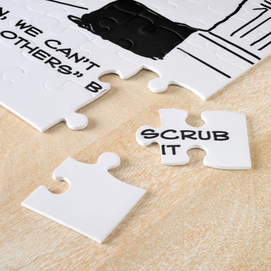 Puzzle Service de l'église mariage Vicar ne peut pas frot (Côté)