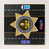 Puzzle Service de police personnalisé (Horizontal)