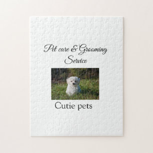 Puzzle Service de toilettage des animaux ajouter le nom a