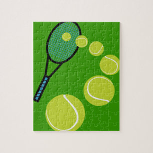 Puzzle SERVICE de TRANCHE de FAN de tennis