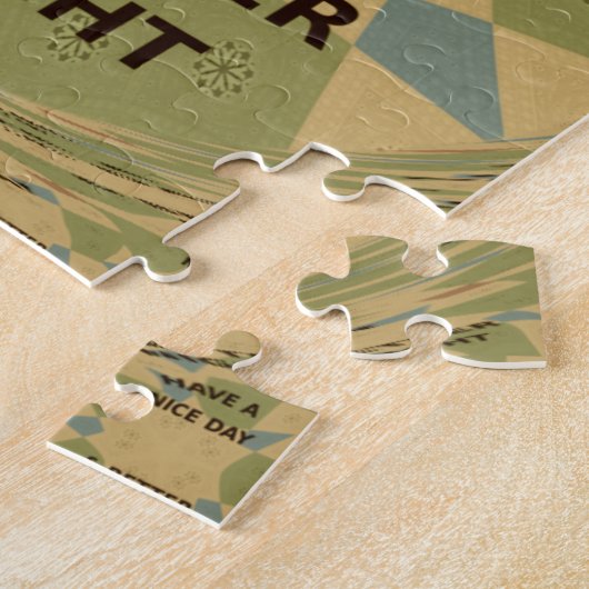 Puzzle Servir Protéger avoir une belle journée (Côté)