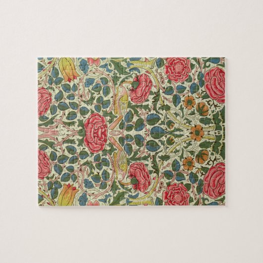 Puzzle "S'est levé", 1883 (le coton imprimé) (Horizontal)