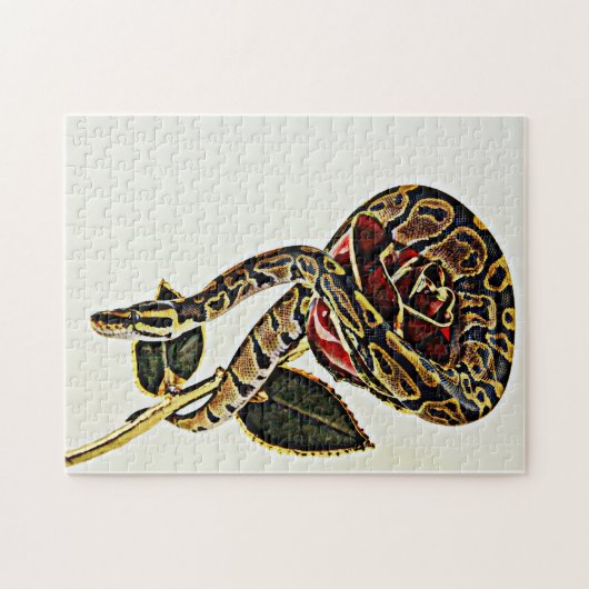 Puzzle S'est levé et le serpent - boule Phyton (Horizontal)