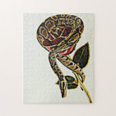 Puzzle S'est levé et le serpent - boule Phyton (Vertical)