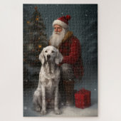 Puzzle Setter anglais avec Noël Festif du Père Noël (Vertical)