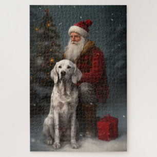 Puzzle Setter anglais avec Noël Festif du Père Noël