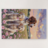 Puzzle Setter anglais Cosmos Meadow Art (Horizontal)