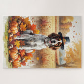 Puzzle Setter Anglais En Automne Feuille L'Art Thanksgivi (Horizontal)