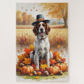 Puzzle Setter Anglais En Automne Feuille L'Art Thanksgivi (Vertical)