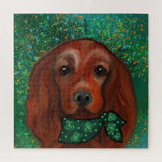 Puzzle Setter rouge irlandais (Vertical)