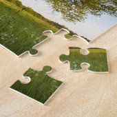 Puzzle Seul érable dans un champ de foin à la ferme Raymo (Côté)