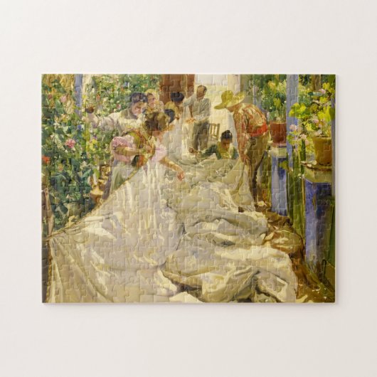 Puzzle Sewing the Sail, 1896 par Joaquin Sorolla (Horizontal)