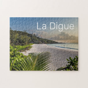 Puzzle Seychelles La Digue Sunset Beach Souvenir de vacan