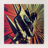 Puzzle SF Anime Starfighter - Woodcut (1) (Horizontal)