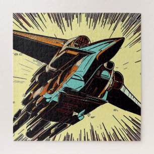 Puzzle SF Anime Starfighter - Woodcut (3)