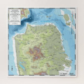 Puzzle SF Topo en Bathymetry Puzzle Legpuzzel (Verticaal)