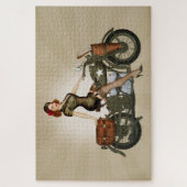 Puzzle Sgt Davidson Armée Moto Pinup (Vertical)