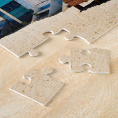 Puzzle Shacks colorés sur Melbourne Beach (Côté)