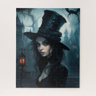 Puzzle Shadows of the Mysterious Woman