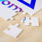 Puzzle Shalom et étoile de David bleue (Côté)