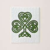 Puzzle Shamrock celte - Jour de la Saint Patrick (Vertical)