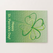 Puzzle Shamrock contemporain (Horizontal)