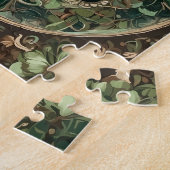 Puzzle Shamrock vert Mandala (Côté)