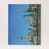 Puzzle Shanghai Skyline depuis le Bund - 16x20 - 520 pcs (Vertical)