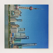 Puzzle Shanghai Skyline depuis le Bund - 20x20 - 676 pcs (Horizontal)