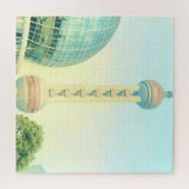 Puzzle Shanghai vintage Oriental Pearl Tower Voyage (Horizontal)