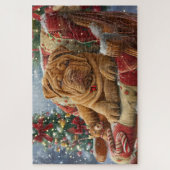 Puzzle Shar Pei Chien Fête de Noël (Vertical)